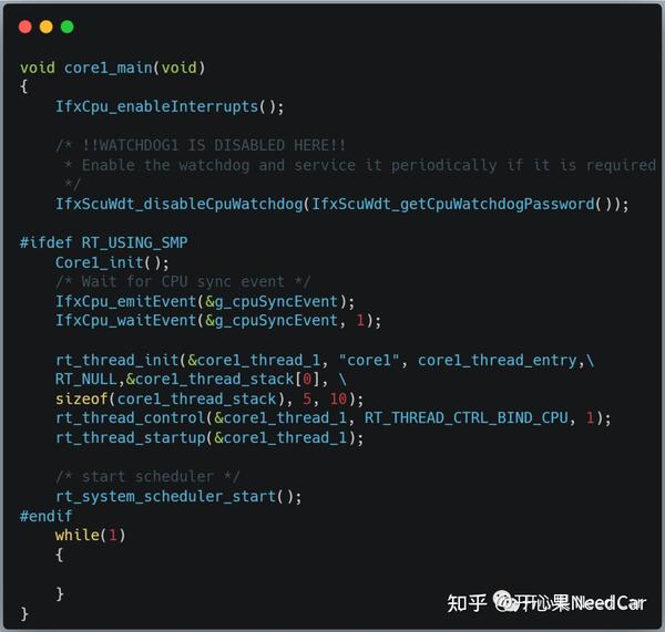 基于Tricore架构的RTThread多核实现 知乎