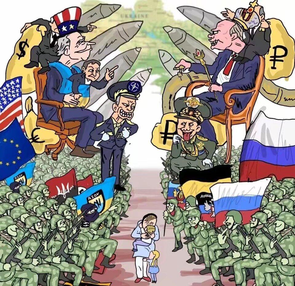乌克兰战争动漫图片