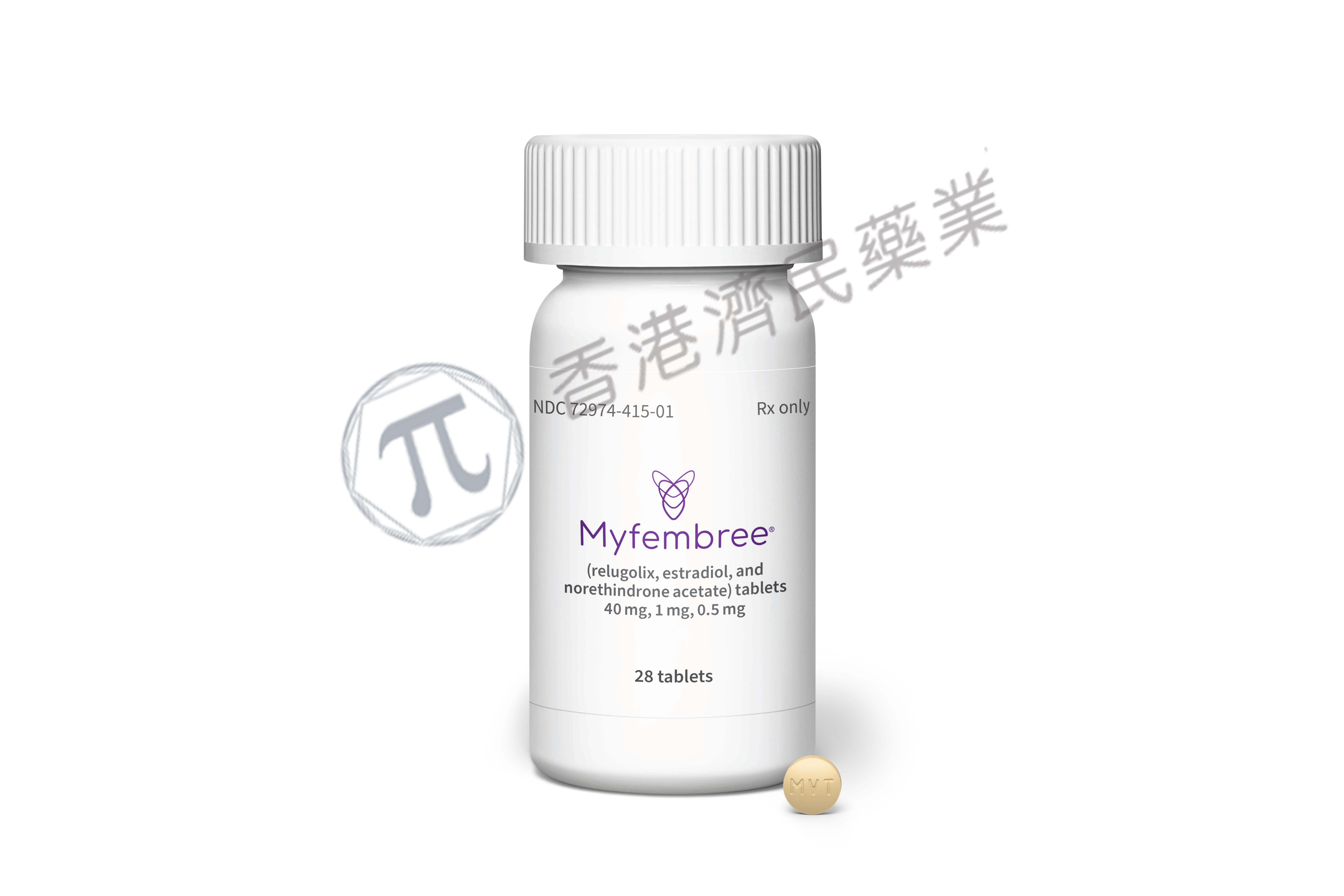 myfembree relugolix estradiol norethindrone acetate 