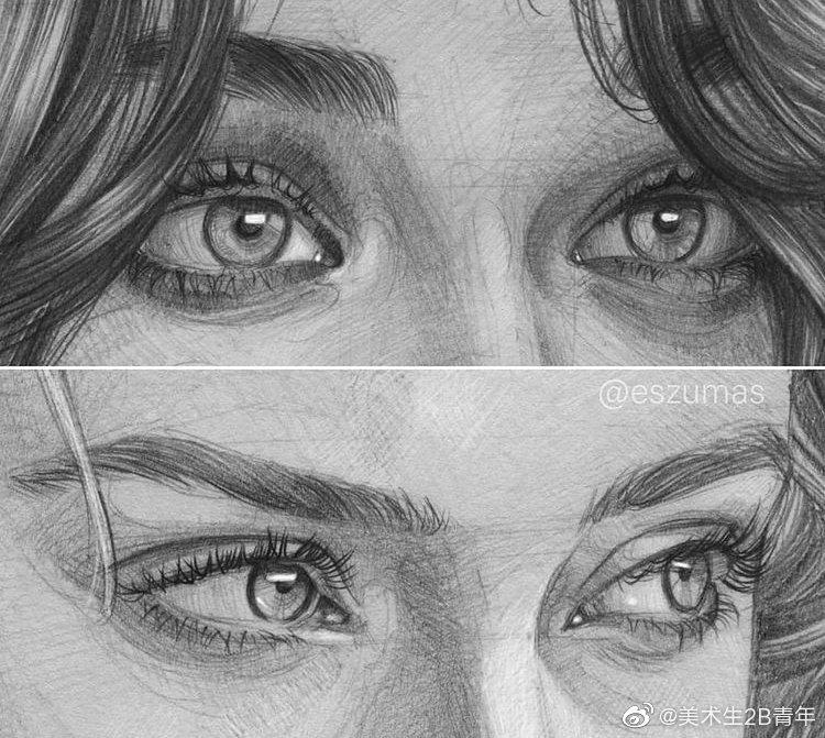 素描眼睛总是画不好这一步你是不是忽略了