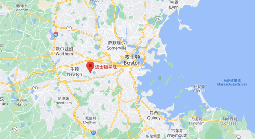波士顿大学地理位置图片