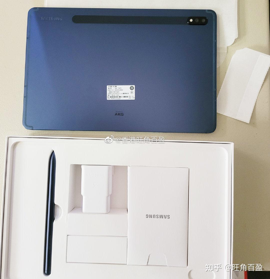 三星galaxytabs7s7国行丹宁蓝跳水啦