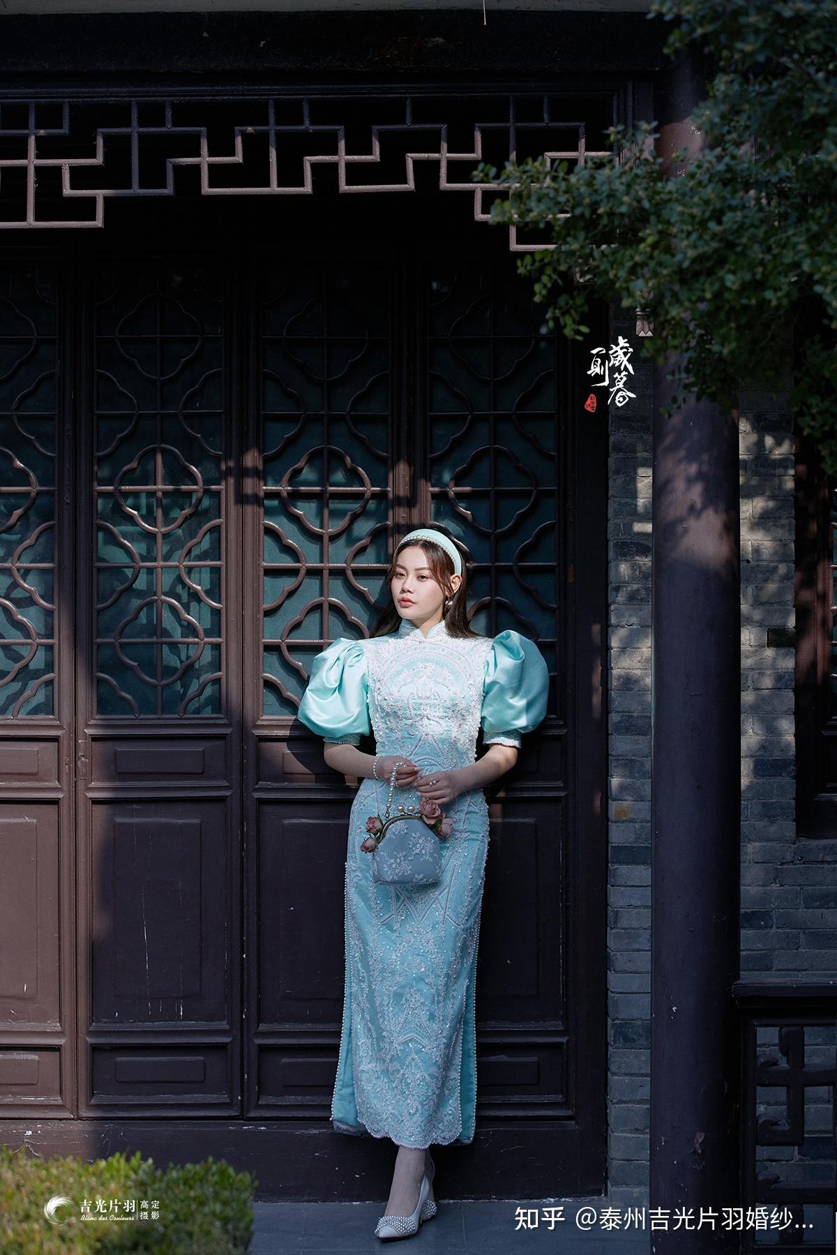 吉光片羽惊艳朋友圈的民国风园林婚纱照