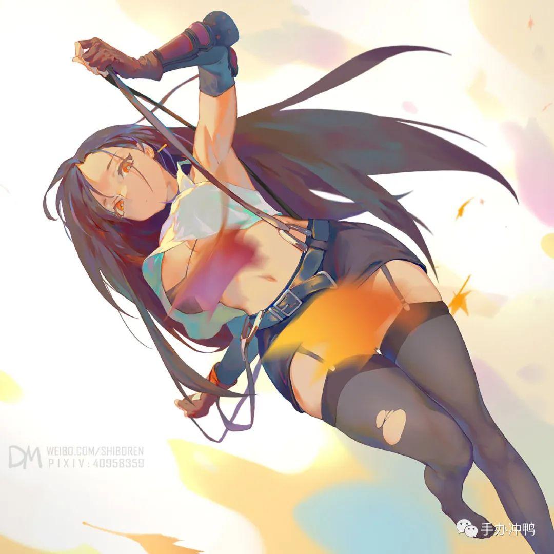 ff7蒂法插画汇总,冲! - 知乎