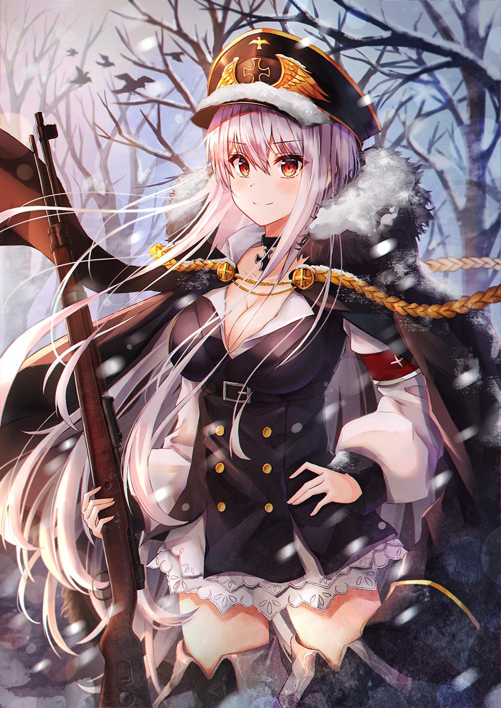 《少女前线》kar98k壁纸图包原画插画素材p站同人图合集