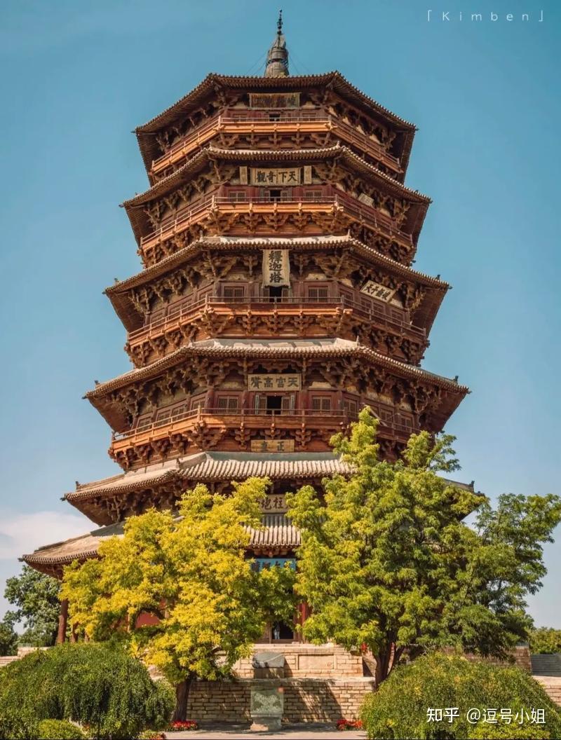 中国古塔:应县木塔 - 知乎