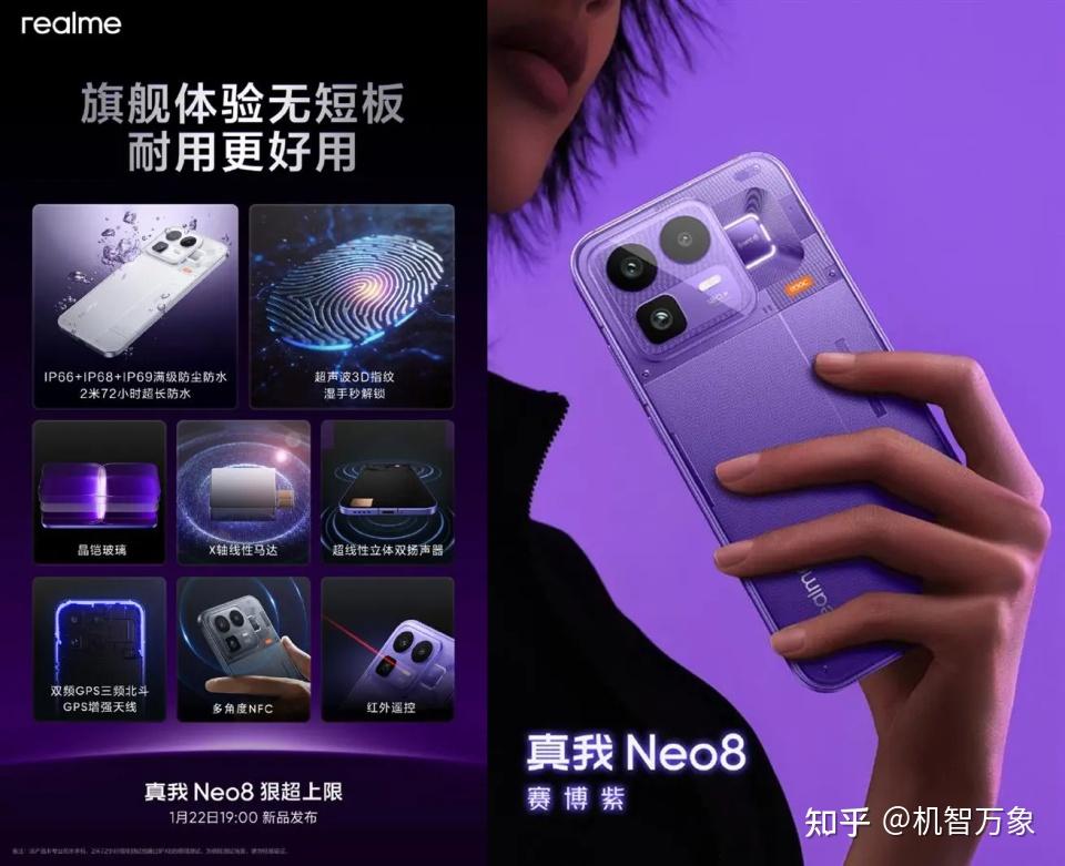 超声波3D指纹、满级防尘防水等,真我Neo8号称只准你不用,不许我没有