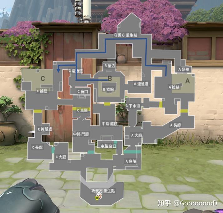 玩fps战术竞技游戏玩家在玩什么:枪法,团队配合,对地图的理解;volor