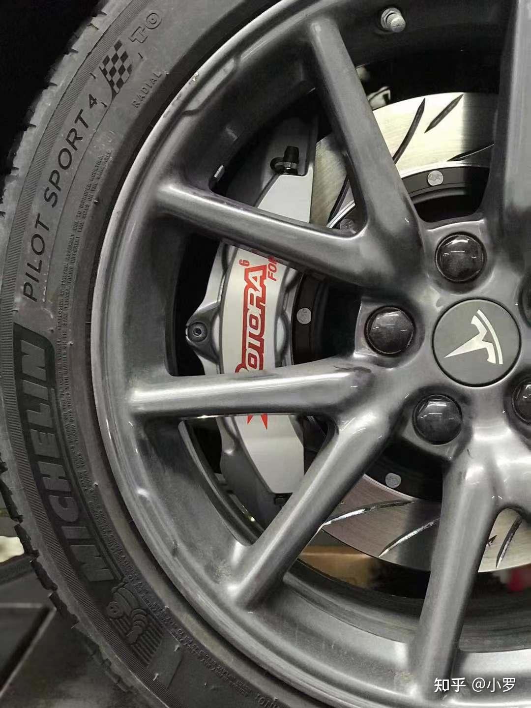 上海特斯拉model3改装rotora刹车