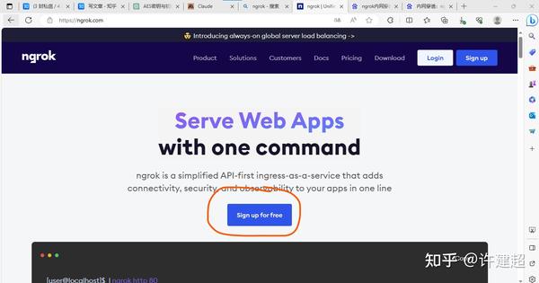 使用ngrok进行内网穿透与远程访问 - 知乎