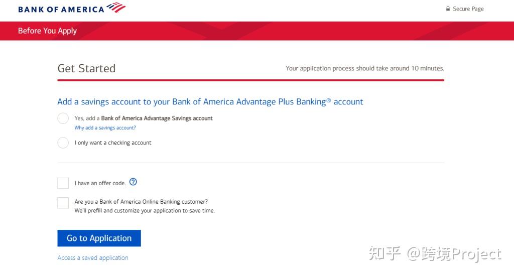  BOA Bank Of America 