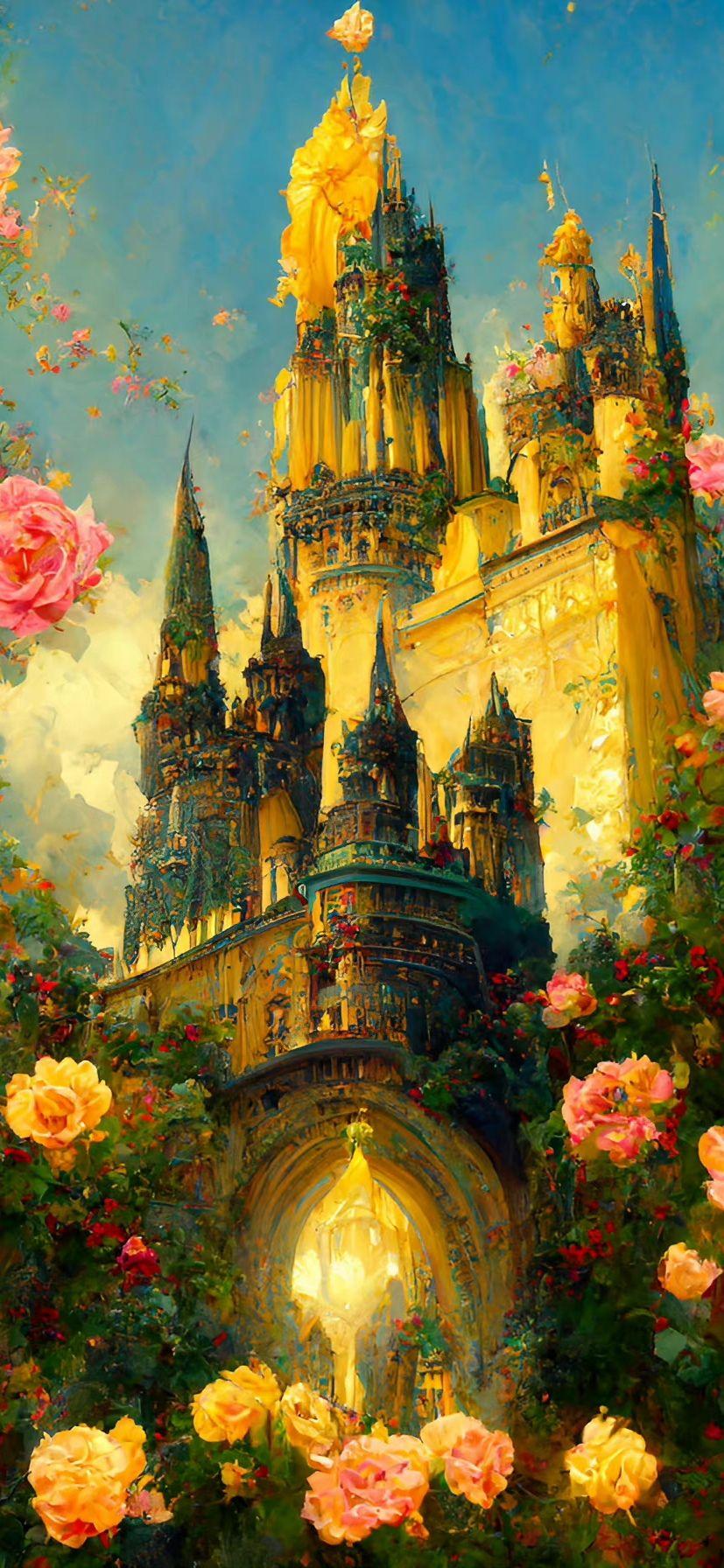 博主用ai绘画了哈利波特中很多奇异的场景,我心目中的魔法世界在她的