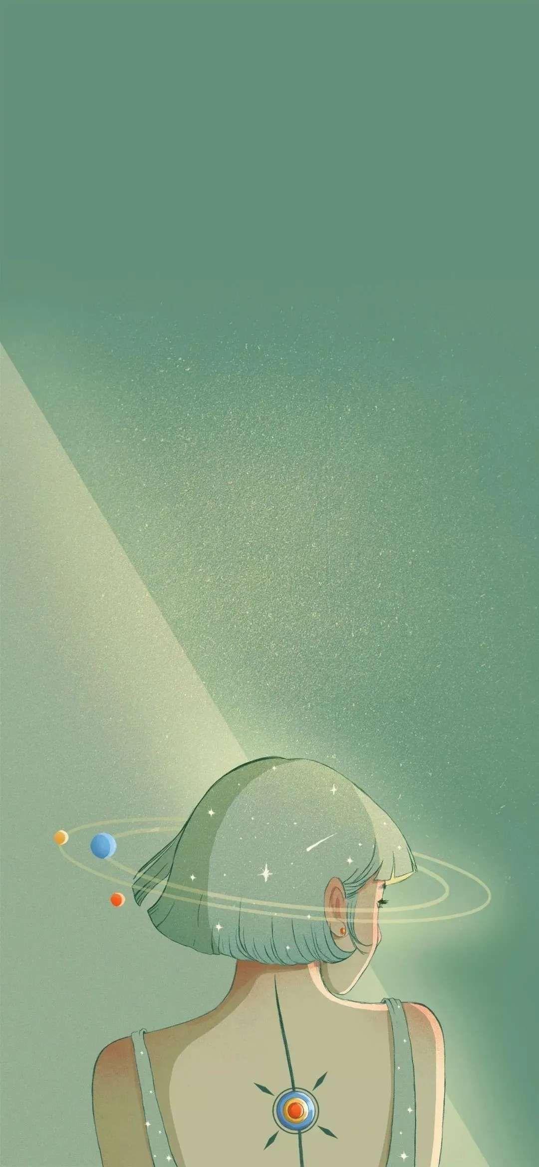 超级好看的绿色系壁纸,在这呢!护眼壁纸(绿色系列的壁纸)