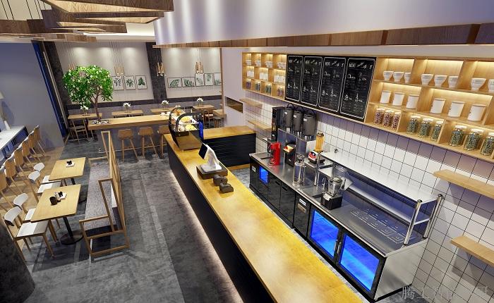 解析奶茶店水吧台和前吧台有何作用