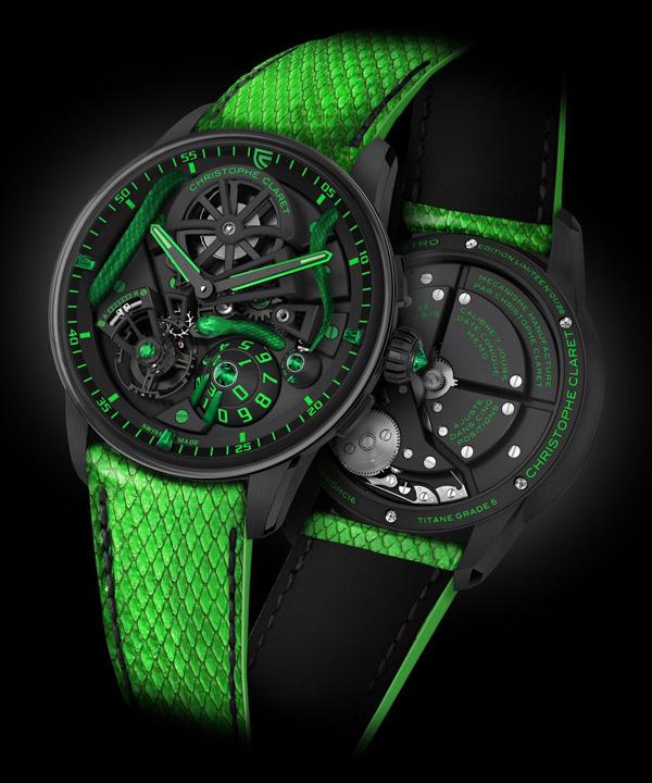 致命诱惑christopheclaret曼巴眼镜蛇腕表