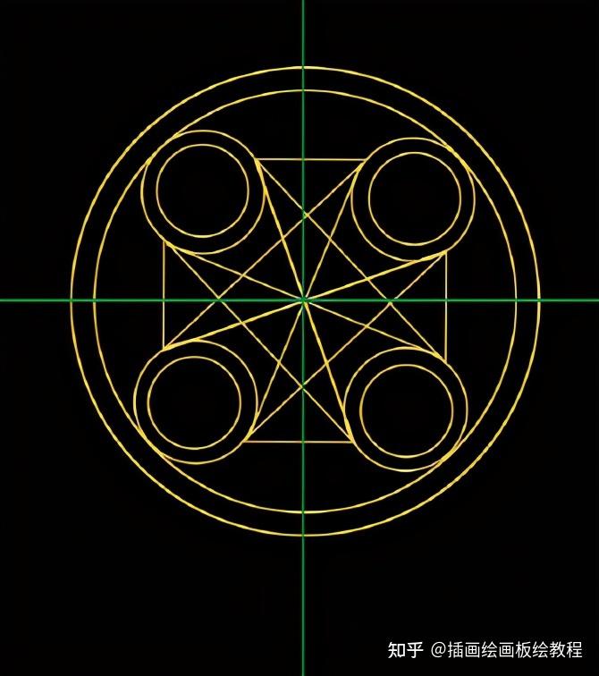 绘画教程动漫魔法阵怎么画教你画简易动漫魔法阵画法教程