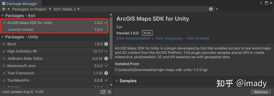 ArcGIS Maps SDK for Unity插件试用 - 知乎