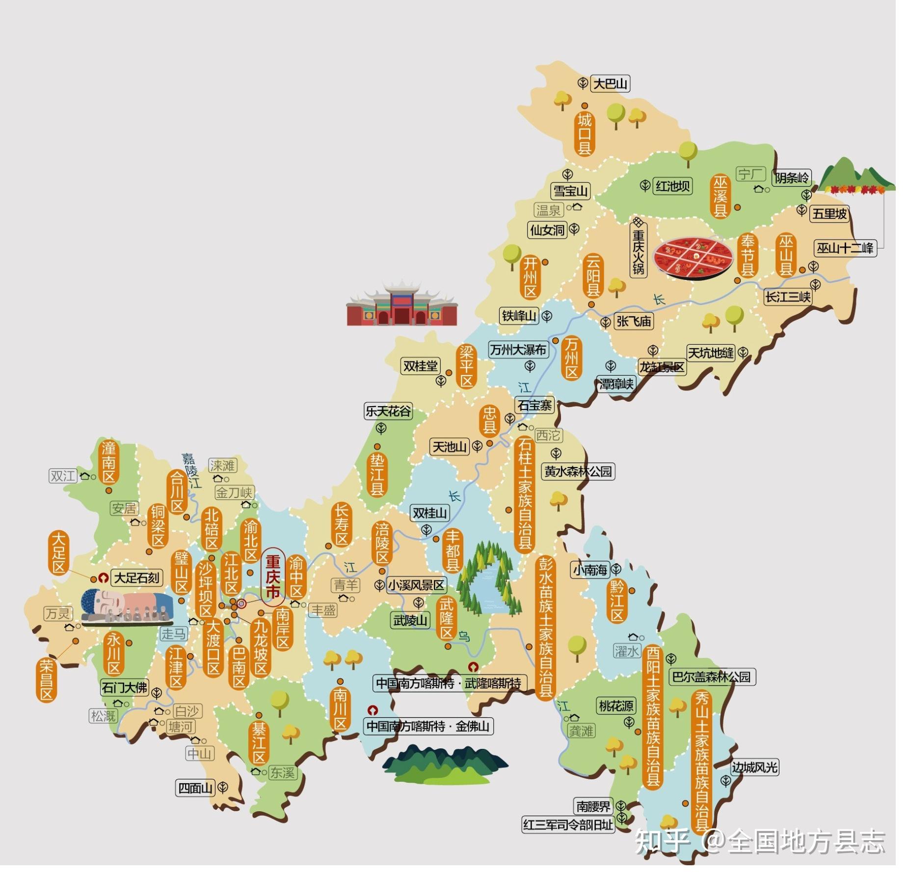 四川省地方志含重庆全套390本目录大全