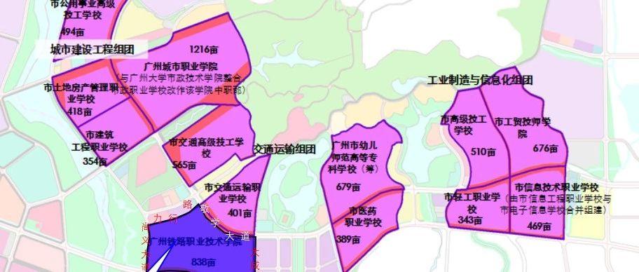 12所高校曝光!广州科教城动工在即!