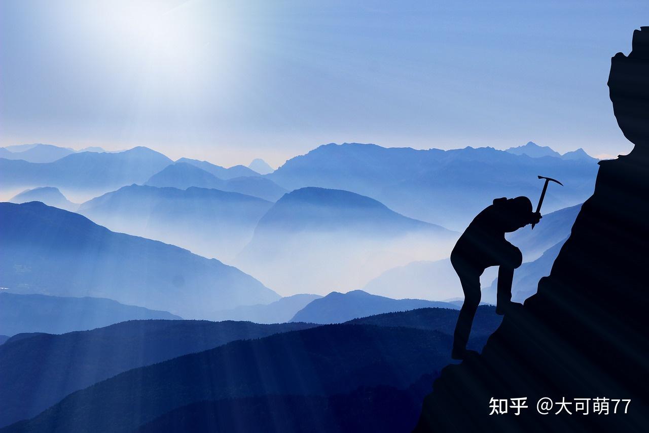 51劳动节男孩旅游旅行登山风景卡通插画图片-千库网