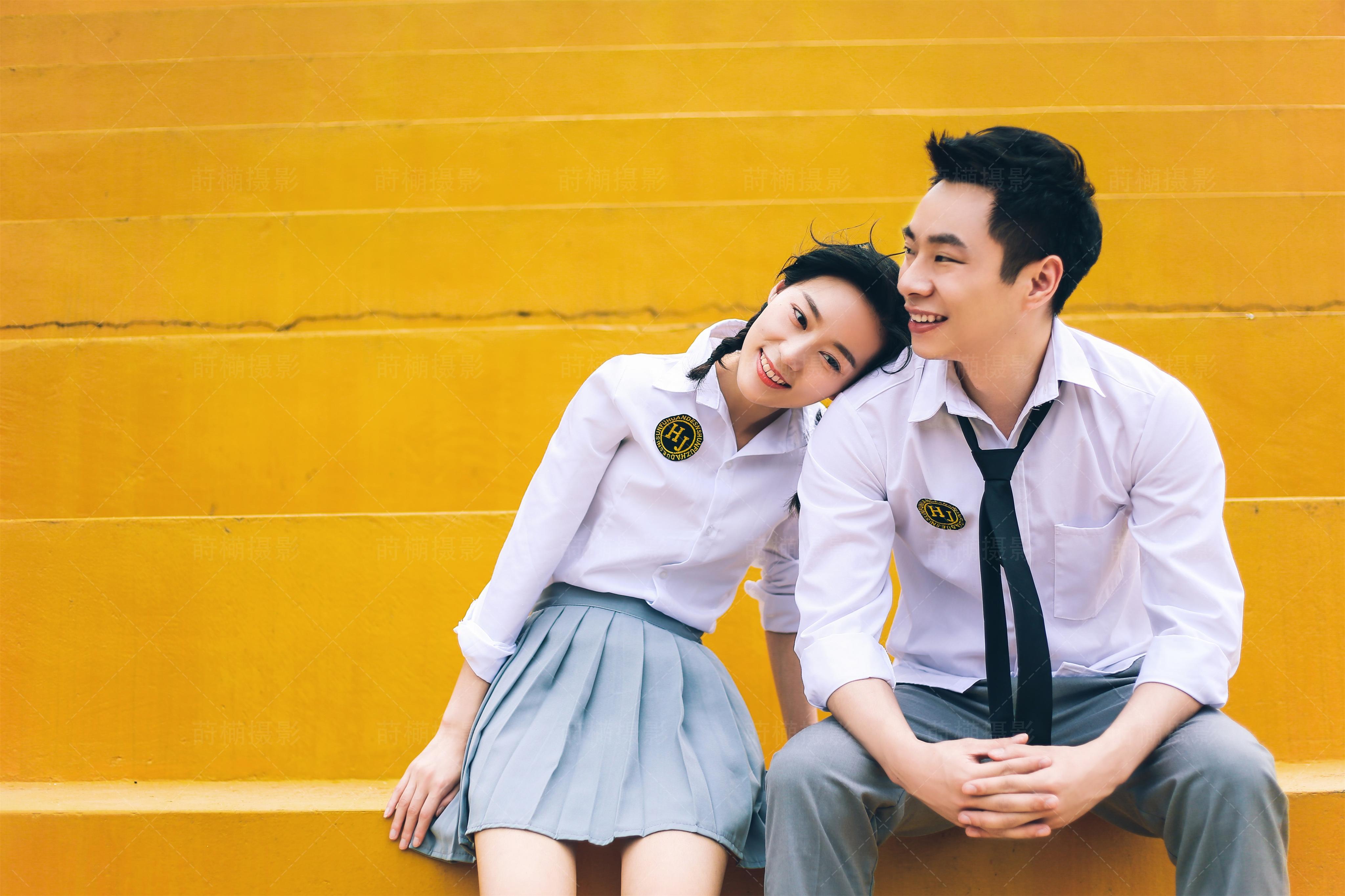 莳橗摄影一组校园婚纱照纪念我们的青春成都婚纱照成都婚纱摄影