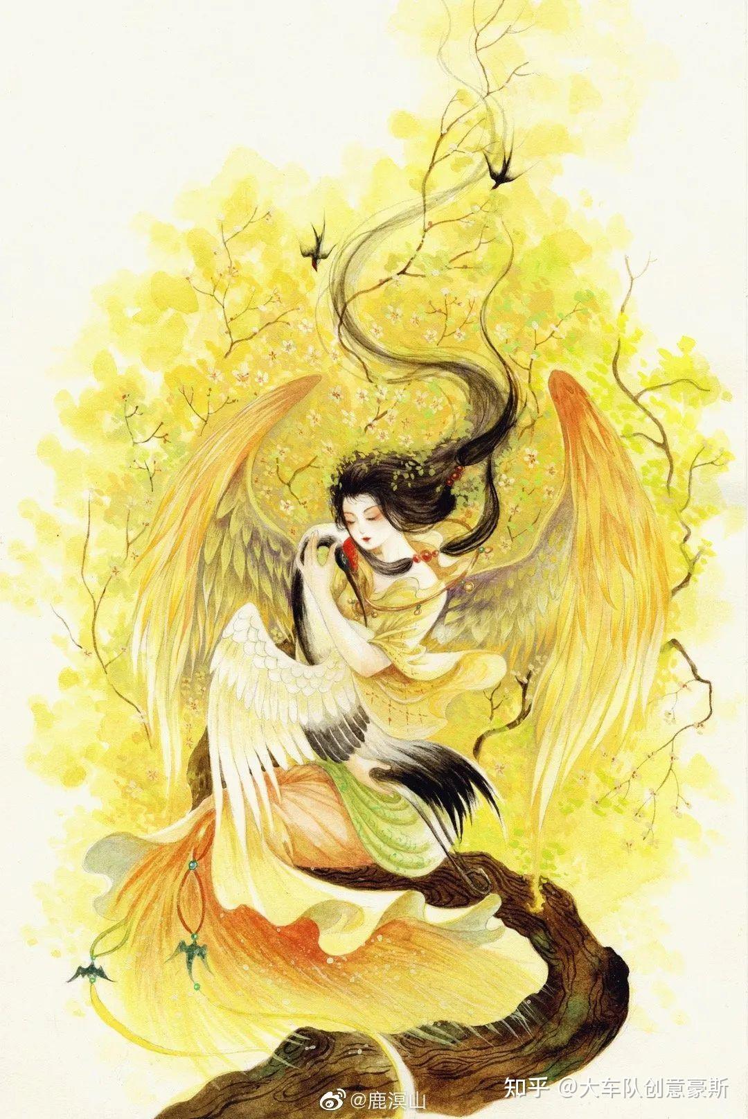 她是插画师鹿溟山,26岁的成都姑娘,今年医学硕士毕业.