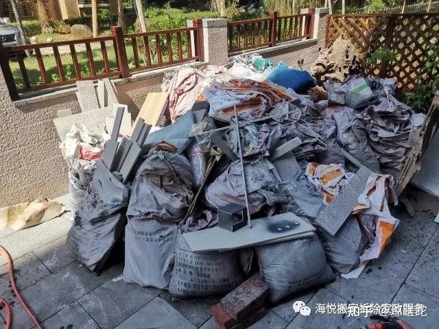 海口旧房翻新厨卫改造建筑装修垃圾清理清运