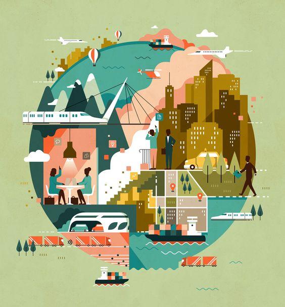 作品集插画风矢量素材合集