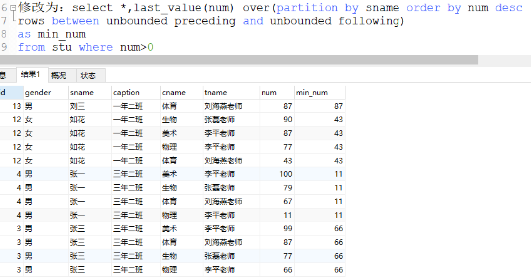 sql窗口函数 知乎