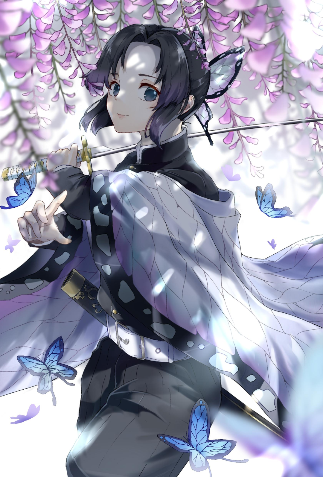 壁纸| 《鬼灭之刃》蝴蝶忍高清大图- 知乎