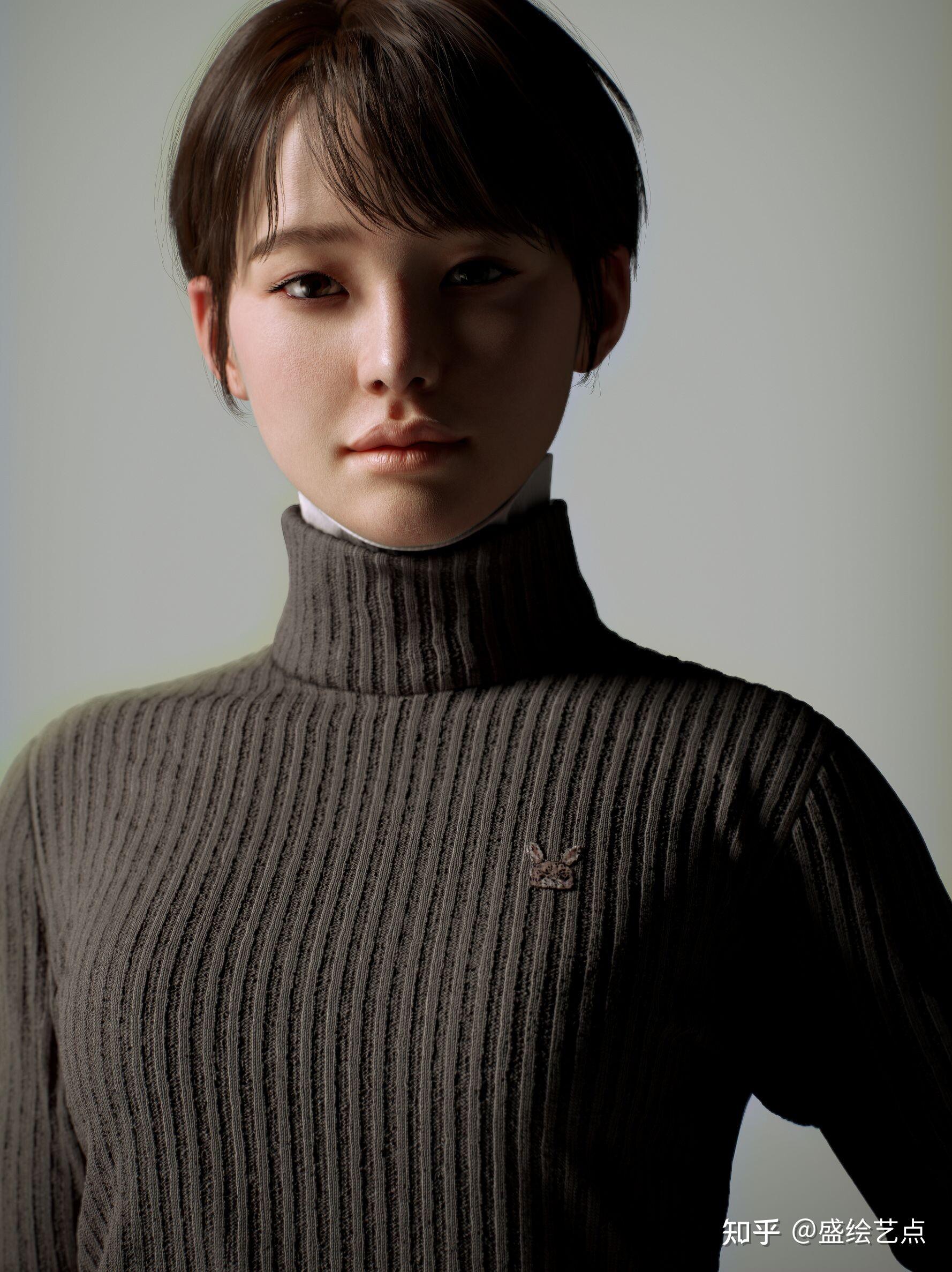 你见过哪些逼真的3d人物模型