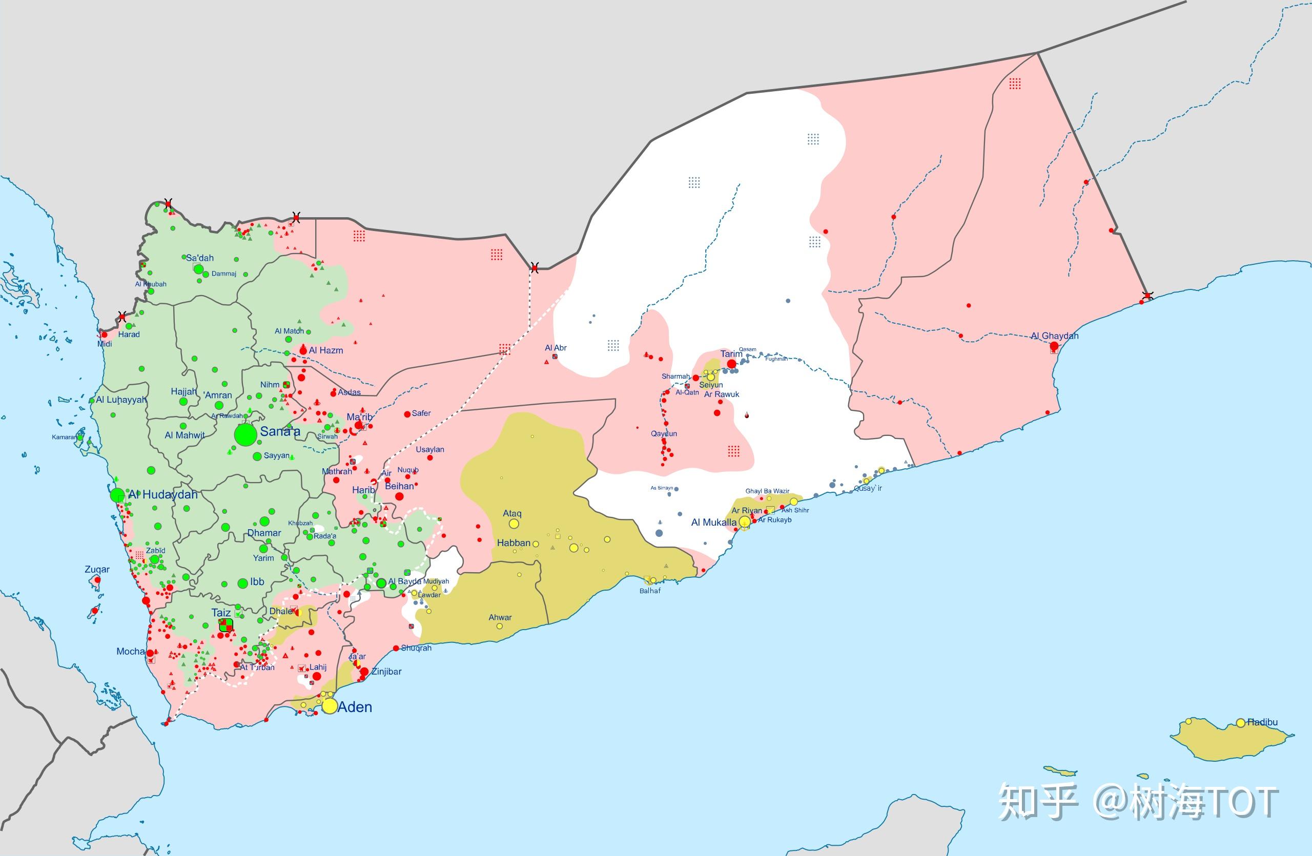 也门地形图 - 也门地图 - 地理教师网
