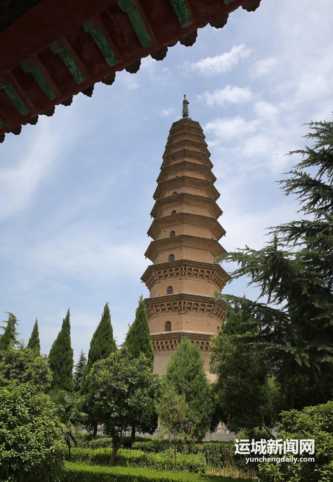 芮城巷口寿圣寺砖塔:挺拔隽秀的宋代古塔