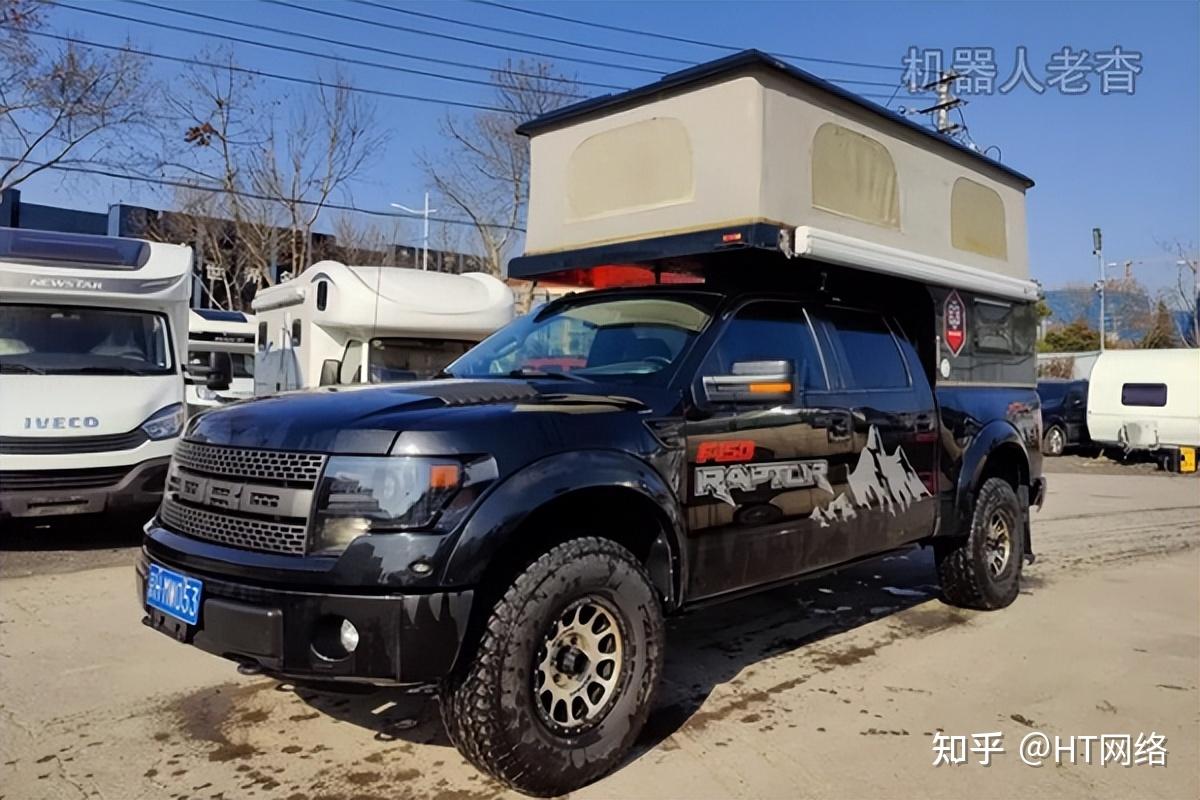 双排皮卡背托房箱自驾游,合法上路,皮卡改装升降顶房车旅行生活