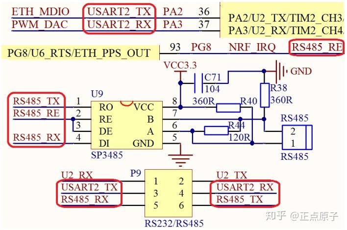 正點原子stm32f407探索者第三十一章485實驗