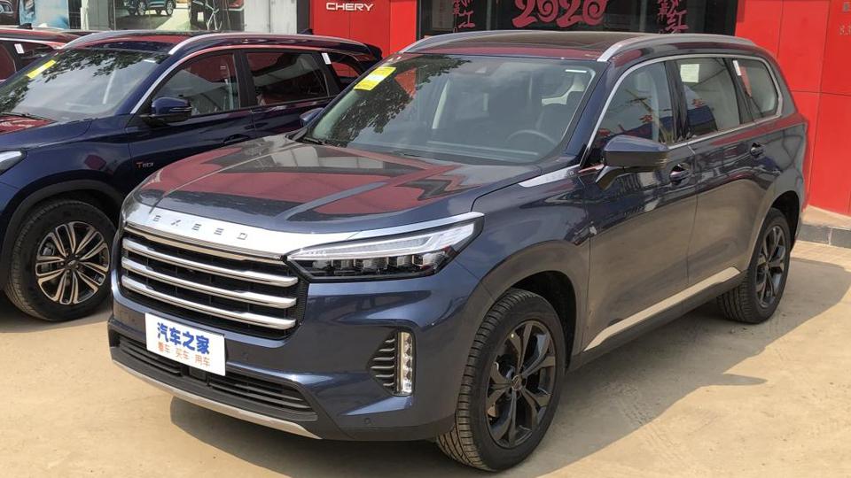 星途vx到店实拍近5米车身长度外观魁梧大气