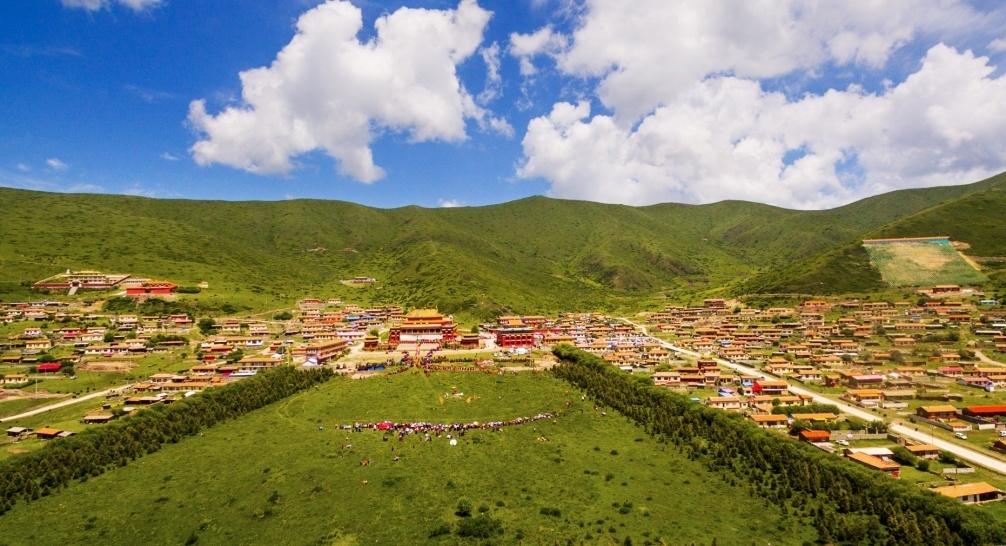 川西北之旅阿坝州红原县麦洼寺和平塔