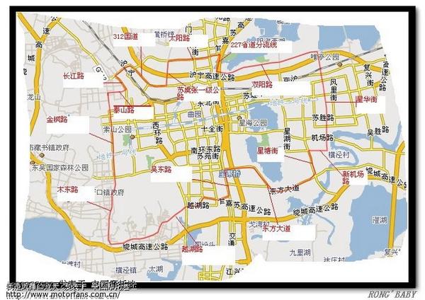 苏州摩托车禁区图(苏州摩托车禁区范围)