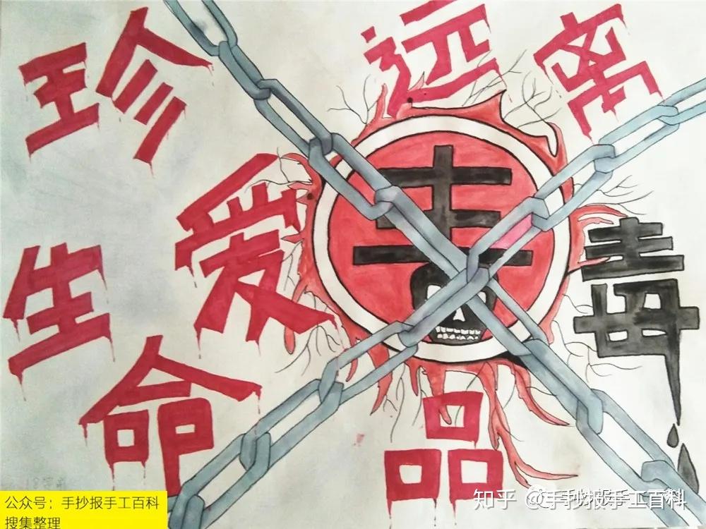 禁毒绘画作品合集 - 知乎
