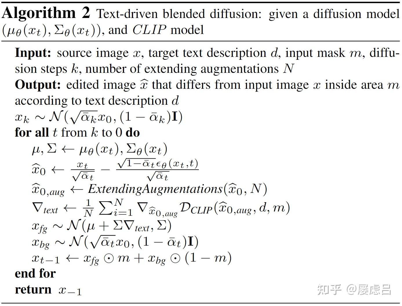 Blended diffusion 