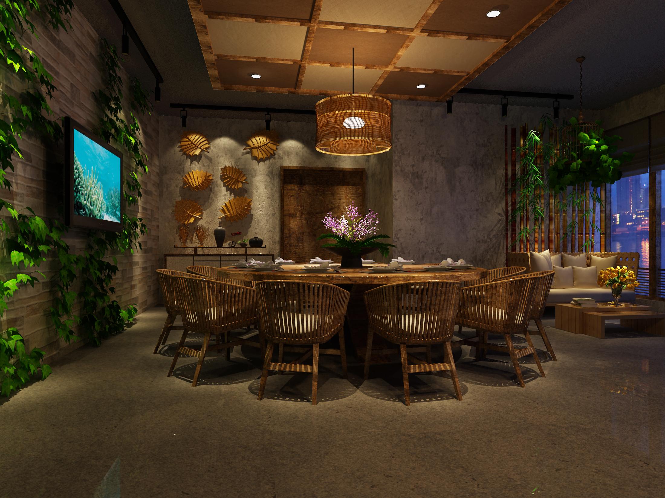 长沙餐饮设计装修公司餐厅空间布局设计装修