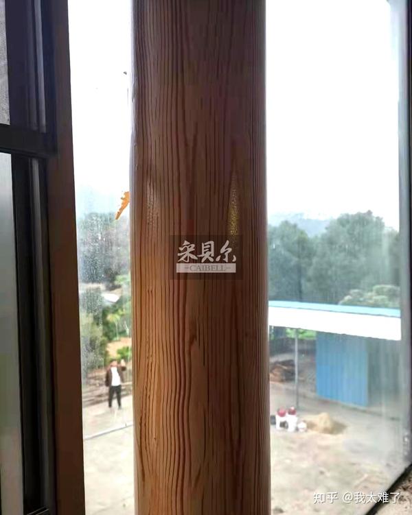 广东木纹漆-廊架圆柱仿木纹漆工艺 - 知乎