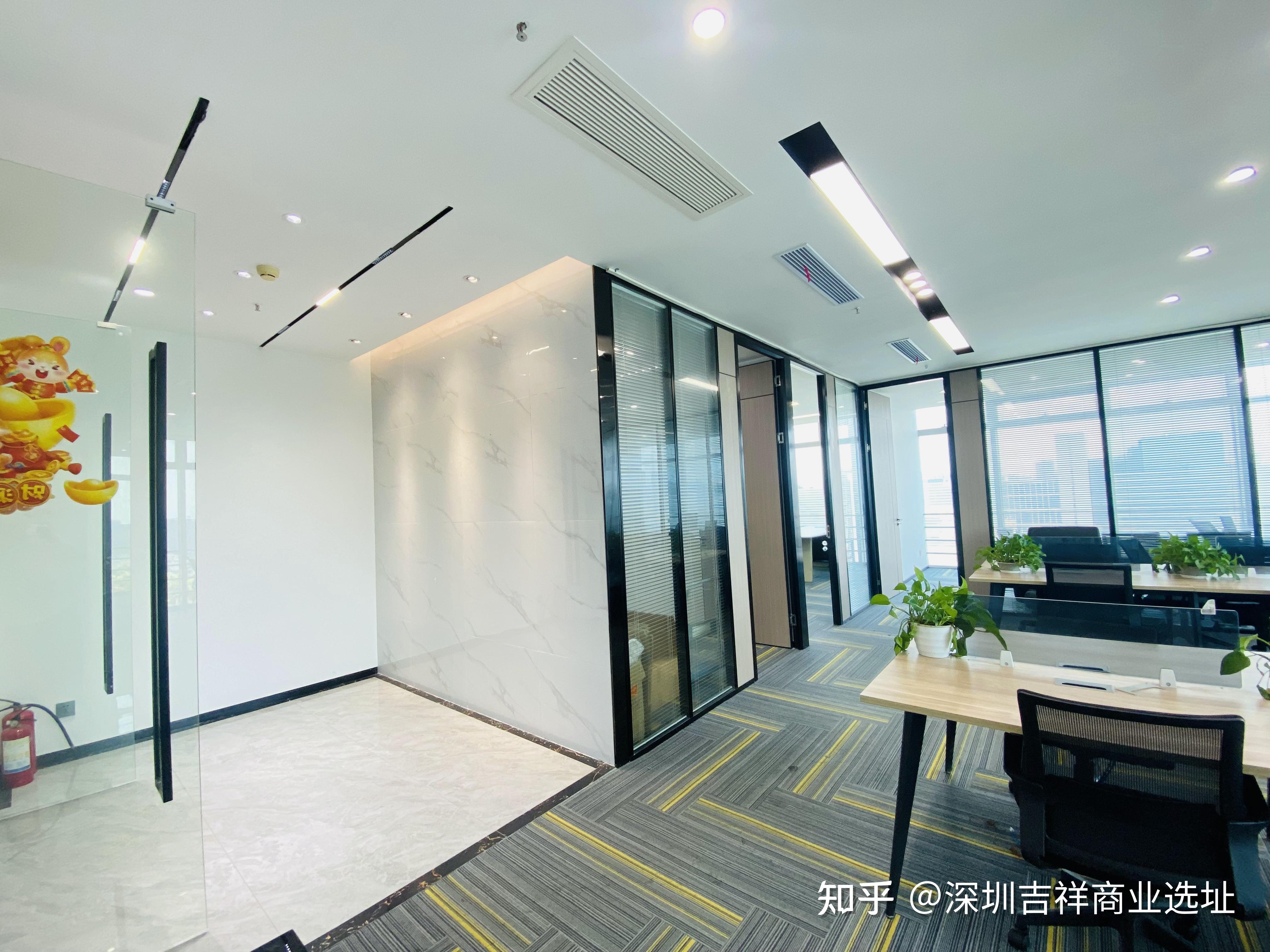 深圳宝安西乡甲级写字楼碧桂园凤凰智谷369平双面采光办公室出租 - 知乎