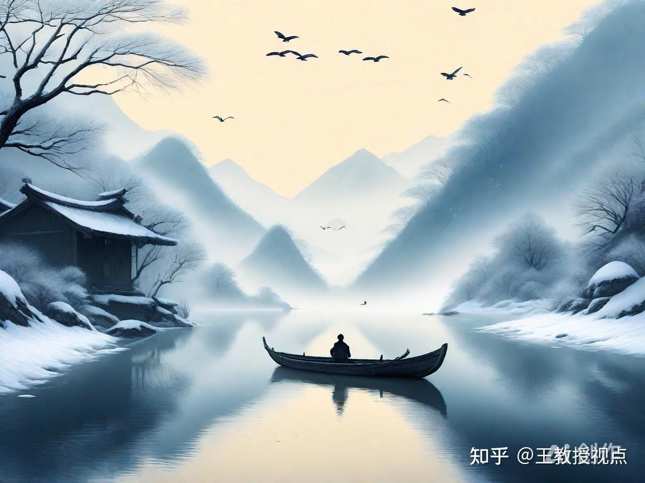 《江雪》唐·柳宗元:寒江独钓的孤高清远与诗人心迹的抒发 - 知乎