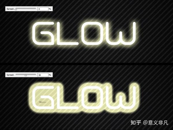 如何在PS中为图层样式应用外发光 - 知乎