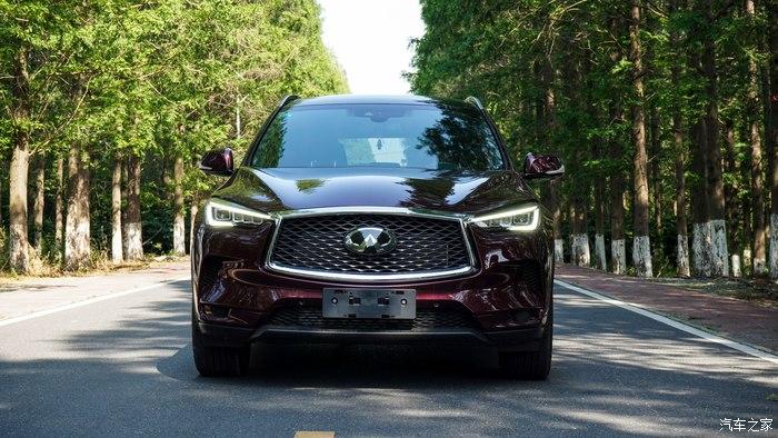 惊于颜值敬于才华试驾暮色红新英菲尼迪qx50