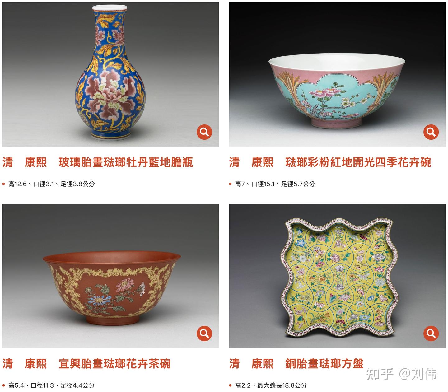 彩瓷之珐琅彩- 知乎