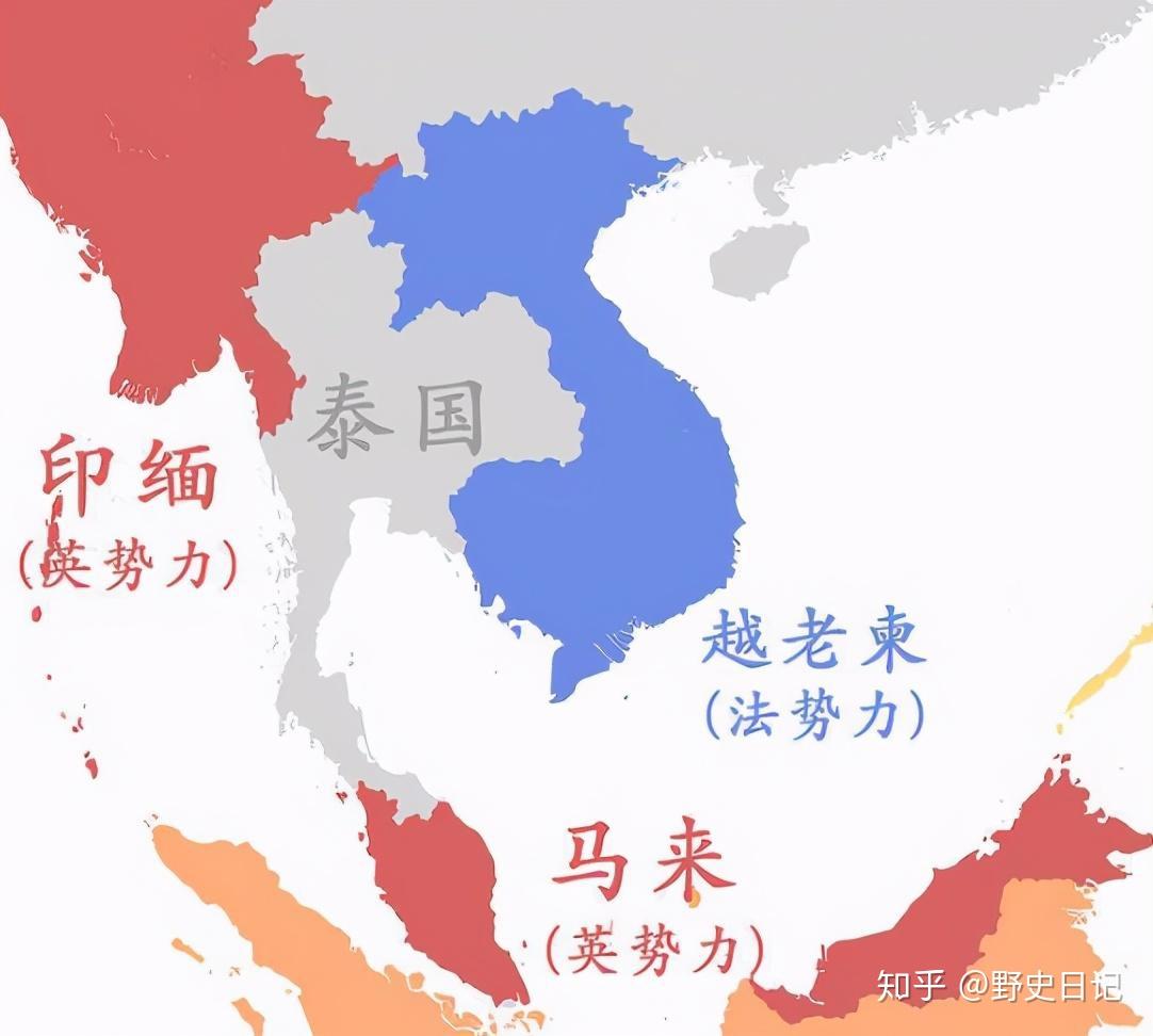 从此以后,专搞殖民地的英法两国,便成为暹罗在东南亚的"邻居",只不过