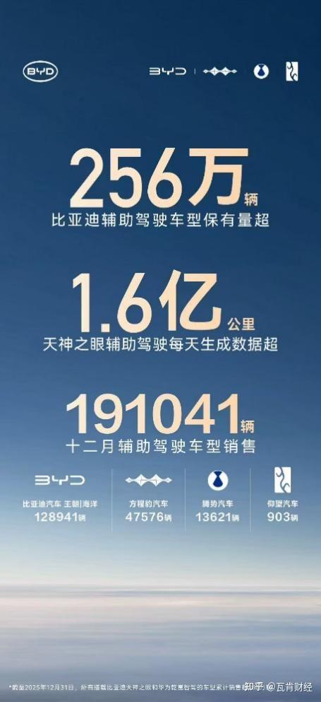 256 万 + 用户共同选择，比亚迪辅助驾驶跑出加速度