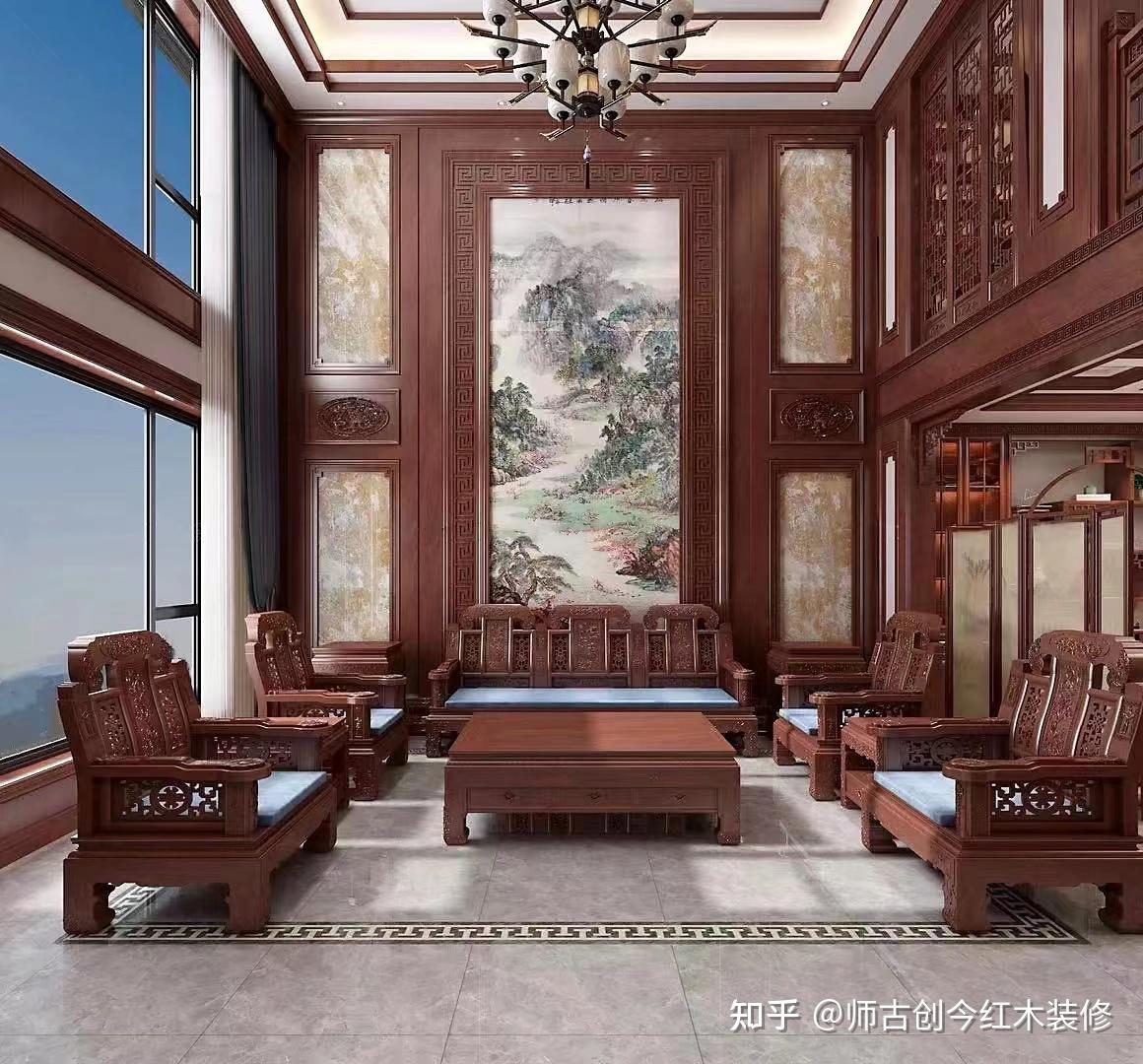 中式红木装修，真正的把中式的做出韵味 - 知乎